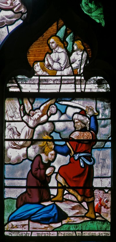 Décapitation de Sainte Barbe - French School