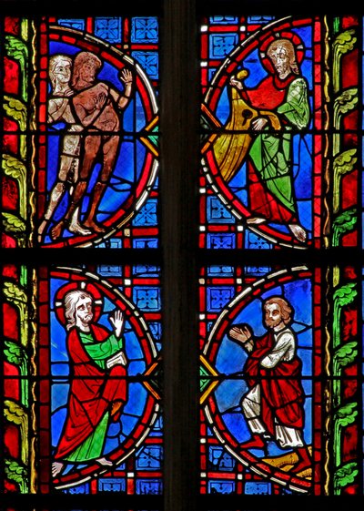 Adam et Ève reçoivent des vêtements - French School