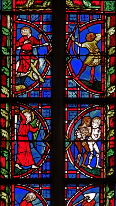 La mort de Caïn; Adam et Ève expulsés d