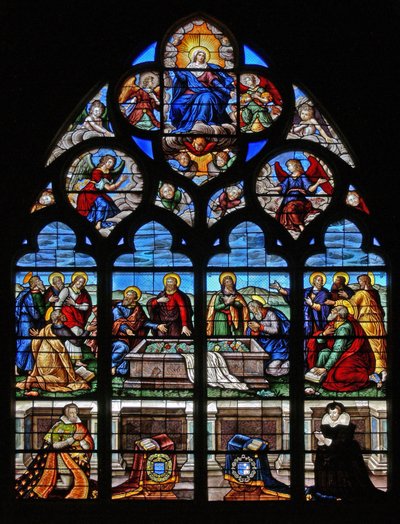 Fenêtre w39 représentant la Mort et l