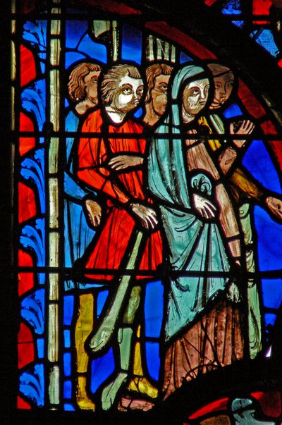 Spectateurs sur la Via Crucis - French School