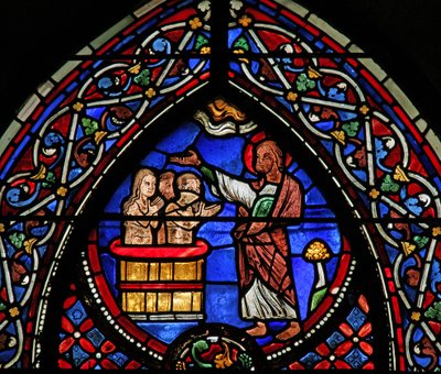 Saint André baptise le consul Égée et sa femme - French School