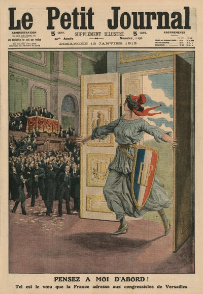 Souhait de la République Française au Congrès de Versailles, Pensez d