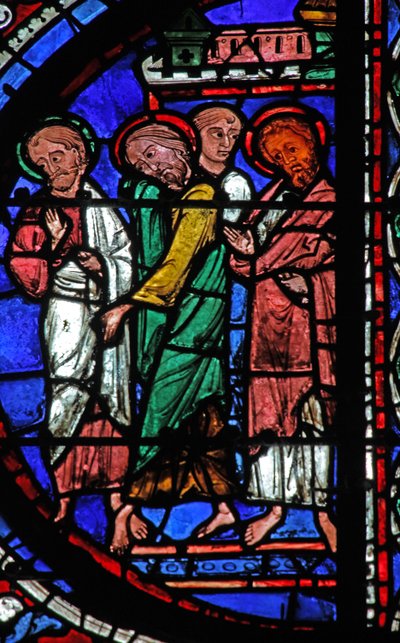 Témoins aux funérailles de la Vierge - French School