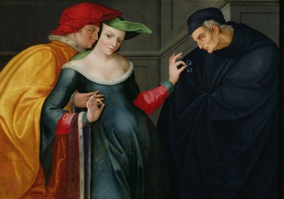 Femme entre deux âges - French School
