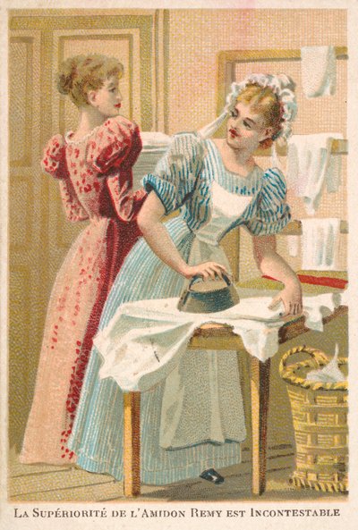 Femmes repassant - French School