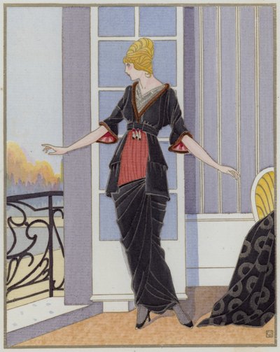Mode féminine des années 1910 par le designer Bechoff-David - French School