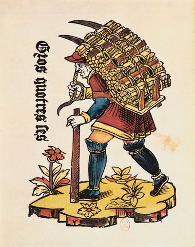 Porteur de bois - French School