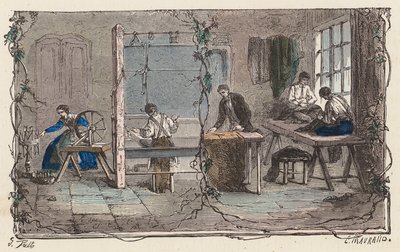 Travail de la laine - French School