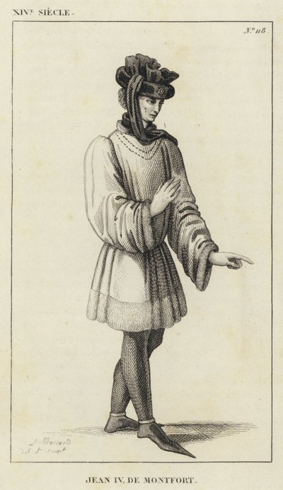 XIVe siècle, Jean IV de Montfort - French School