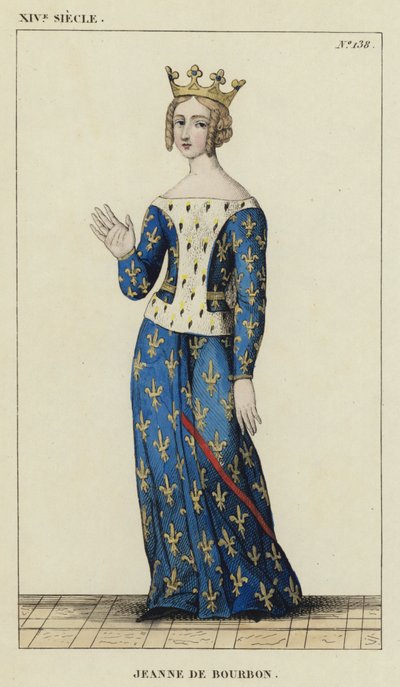XIVe siècle, Jeanne de Bourbon - French School