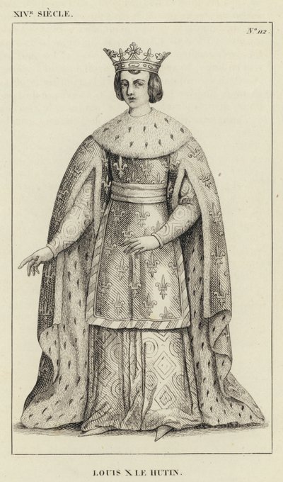 XIVe siècle, Louis X le Hutin - French School