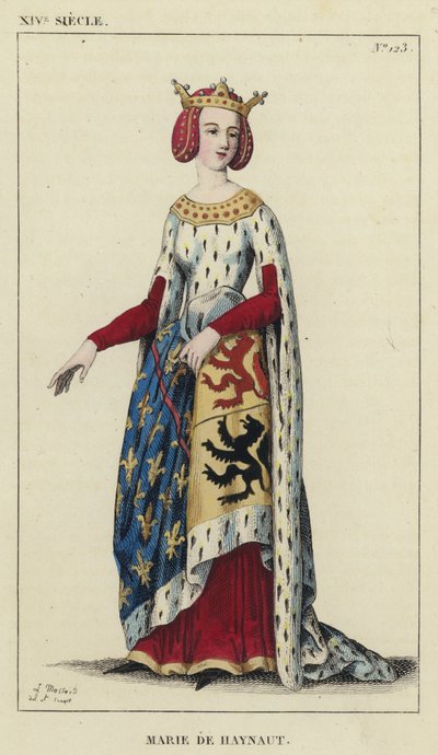 XIVe siècle, Marie de Haynaut - French School