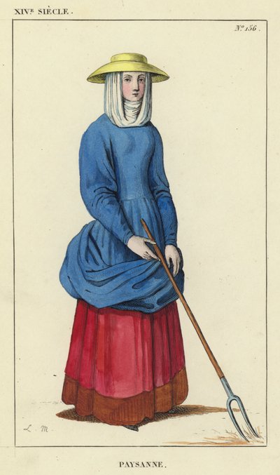 XIVe siècle, Paysanne - French School