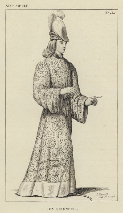 XIVe siècle, un seigneur - French School