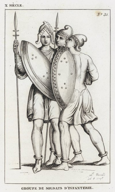 X Siècle, Groupe de Soldats d