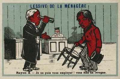 Rayons X - je ne peux pas vous employer ! Vous êtes ivre - French School