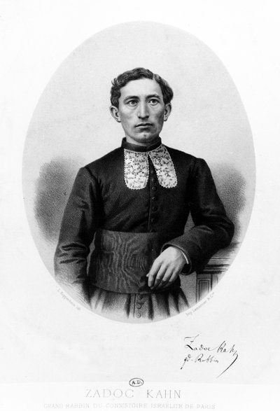 Zadoc Kahn, grand rabbin du Consistoire de France, c.1869 - French School