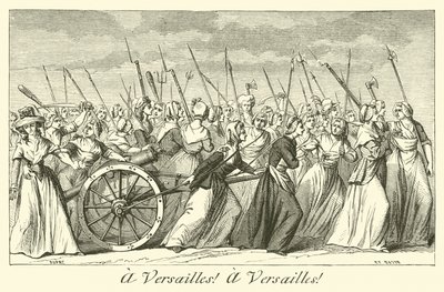 À Versailles! À Versailles! - French School