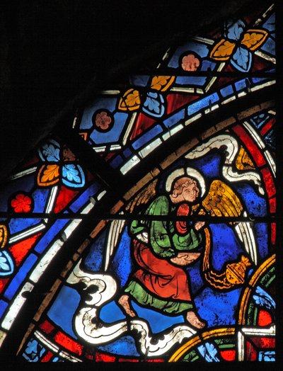 Un ange encensant - French School