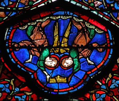 Anges avec couronne - French School