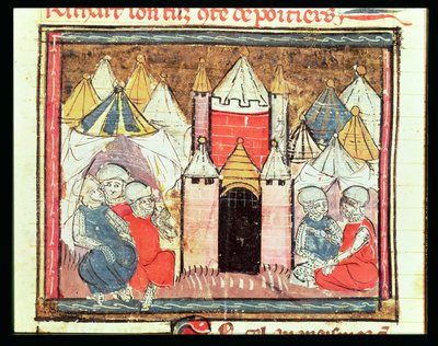 Le Siège de Château-Gaillard en 1204 lorsque Philippe Auguste de France a vaincu le roi Jean d