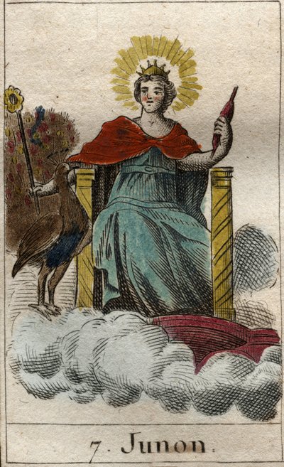 Représentation de Junon, reine des dieux et du ciel, elle est la sœur et l