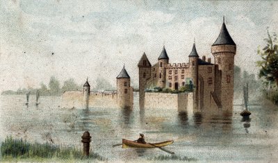 Vue du Château de la Brède (Gironde) - French School