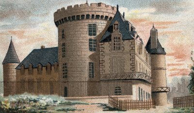 Vue du château de Rambouillet (Seine et Oise) - French School