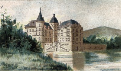 Vue du château de Vizille en Isère - French School