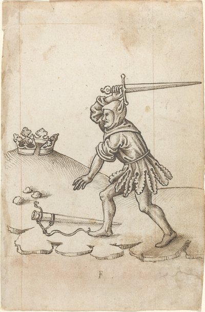 "Ne cassez pas la couronne" [fol. 43 recto] - French early 16th Century