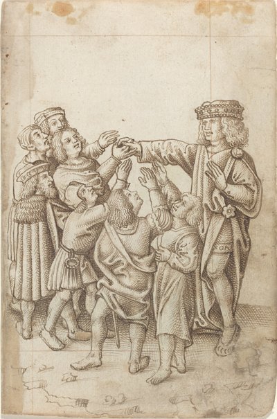 "Ne donnez pas votre main droite à tout le monde" [fol. 13 recto] - French early 16th Century