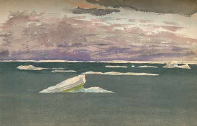 Au bord de la glace - Tempête qui se lève, 14 septembre 1893, 1897 - Fridtjof Nansen