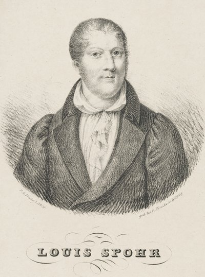 Portrait de Louis Spohr - Friedrich August Fricke