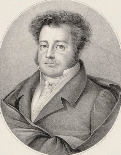 Portrait du compositeur Heinrich Marschner 1795-1861 - Friedrich August Fricke