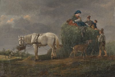 La charrette de foin - Friedrich August Mathias Gauermann