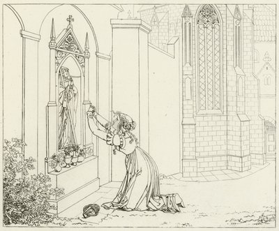 Illustration pour le Faust de Goethe - Friedrich August Moritz Retzsch