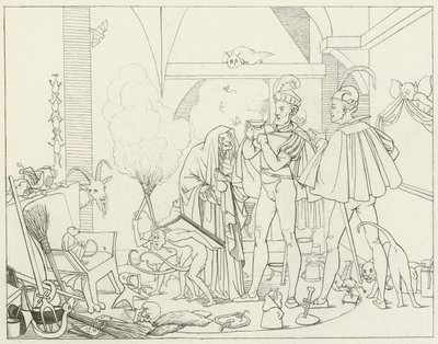 Illustration pour le Faust de Goethe - Friedrich August Moritz Retzsch