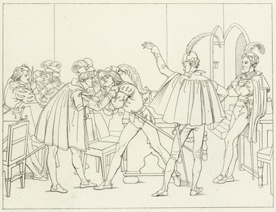 Illustration pour le Faust de Goethe - Friedrich August Moritz Retzsch