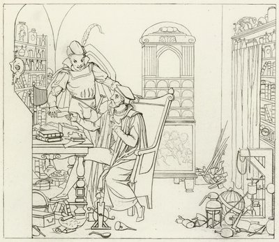 Illustration pour le Faust de Goethe - Friedrich August Moritz Retzsch