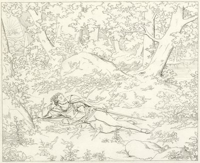 Illustration pour le Faust de Goethe - Friedrich August Moritz Retzsch