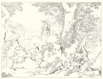 Illustration pour Le Chant de la Cloche de Schiller - Friedrich August Moritz Retzsch