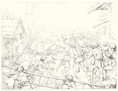 Illustration pour Le Chant de la Cloche de Schiller - Friedrich August Moritz Retzsch