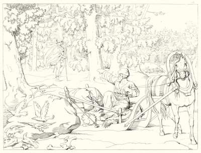 Illustration pour le Lied von der Glocke de Schiller, ou Le Chant de la Cloche - Friedrich August Moritz Retzsch