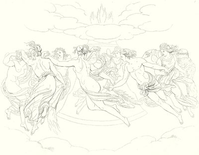 Illustration pour Lied von der Glocke de Schiller - Friedrich August Moritz Retzsch