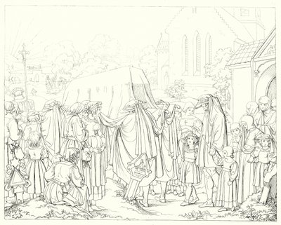 Illustration pour Lied von der Glocke de Schiller - Friedrich August Moritz Retzsch