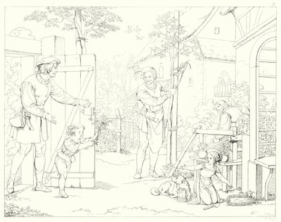 Illustration pour Lied von der Glocke de Schiller - Friedrich August Moritz Retzsch