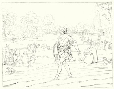 Illustration pour Lied von der Glocke de Schiller - Friedrich August Moritz Retzsch