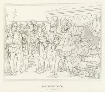 Othello, Acte V, Scène 2 - Friedrich August Moritz Retzsch