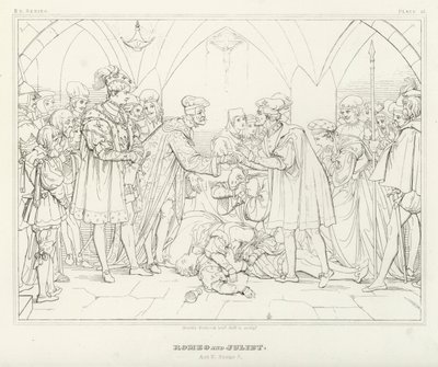 Roméo et Juliette, Acte V, Scène 3 - Friedrich August Moritz Retzsch